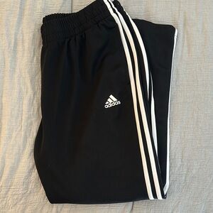 Adidas Joggers with White Stripes